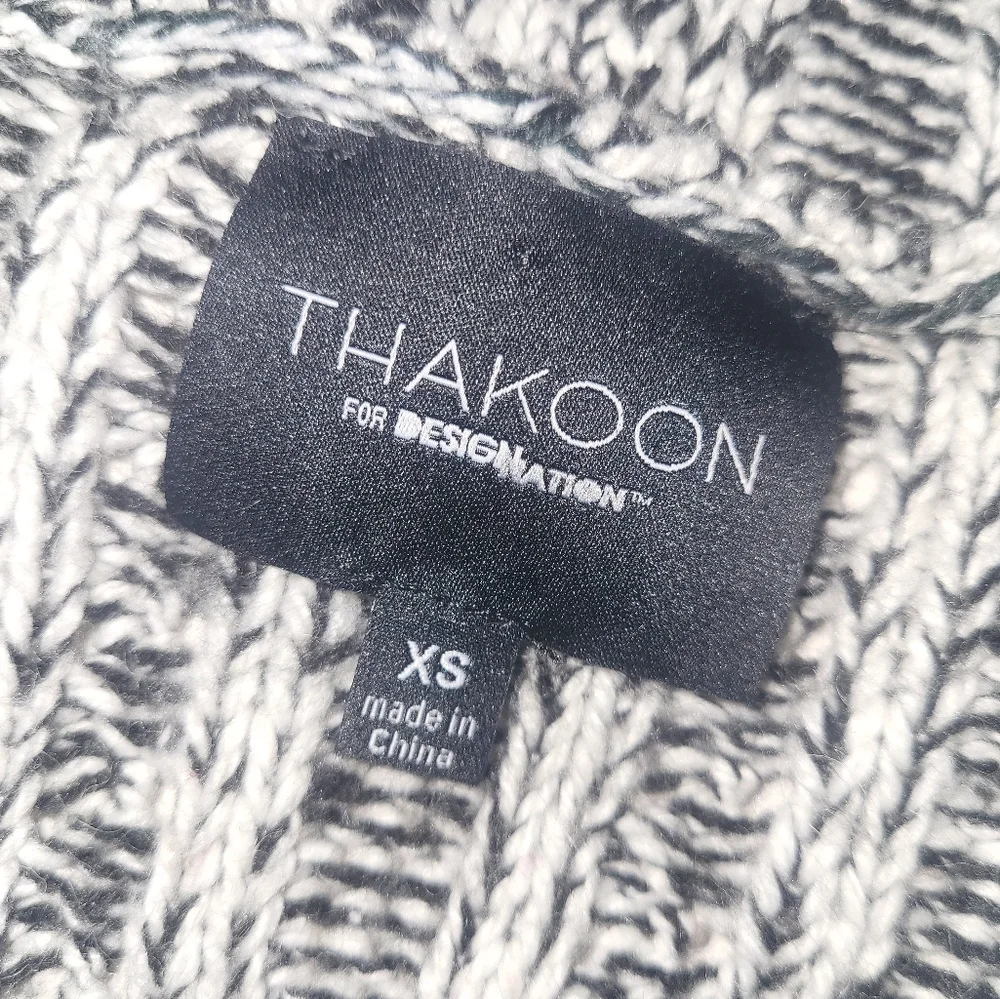 Thakoon for Design Nation Woven Cardigan Sweater Cropped Sleeve Size X Small - Picture 5 of 8